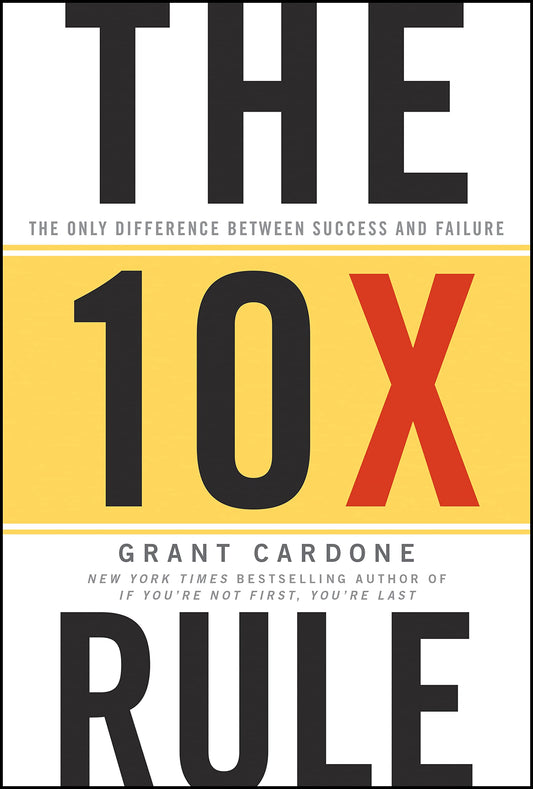 The 10X Rule by Grant Cardone (Premium Quality)