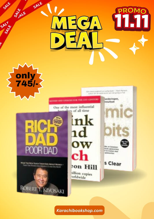 Atomic habit Rich dad poor dad and Think and grow rich