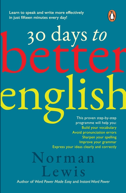 Thirty Days to Better English by Norman Lewis (Premium Quality)