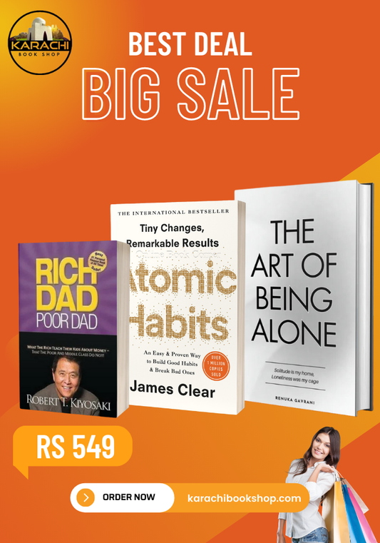 Best selling deal Rich dad , atomic habits , the art of being alone