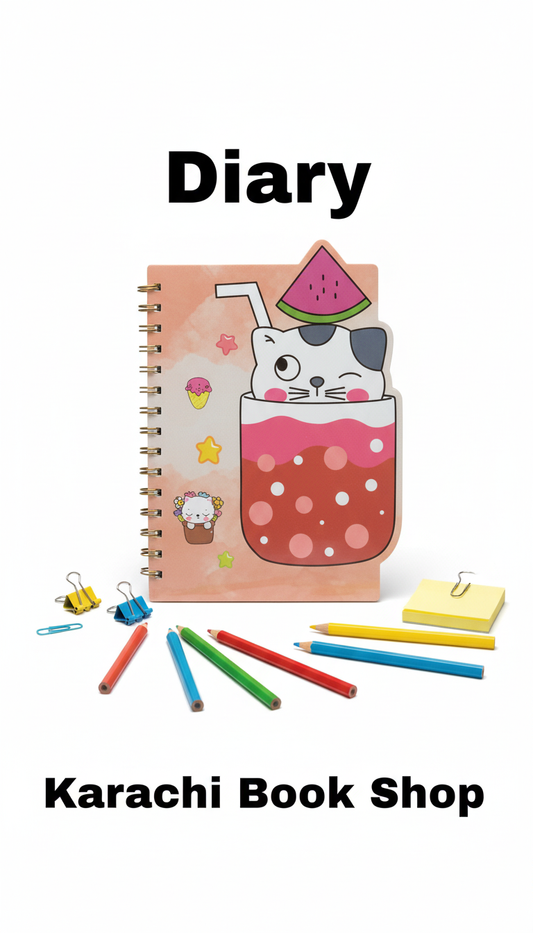Kawaii Boba Cat Diary