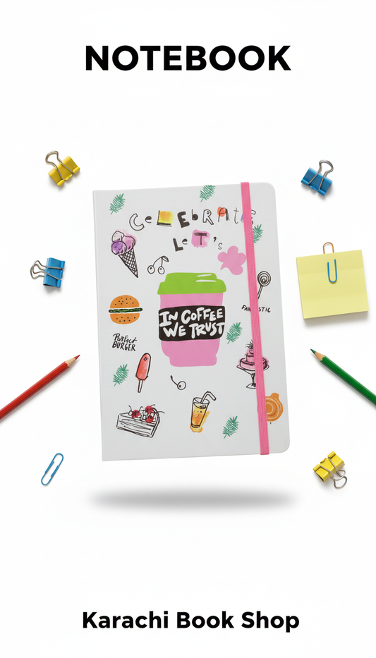 Coffee We Trust Doodle Notebook