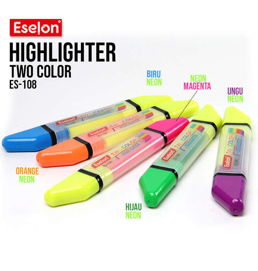 Dual Side Highlighter (Single Pcs)