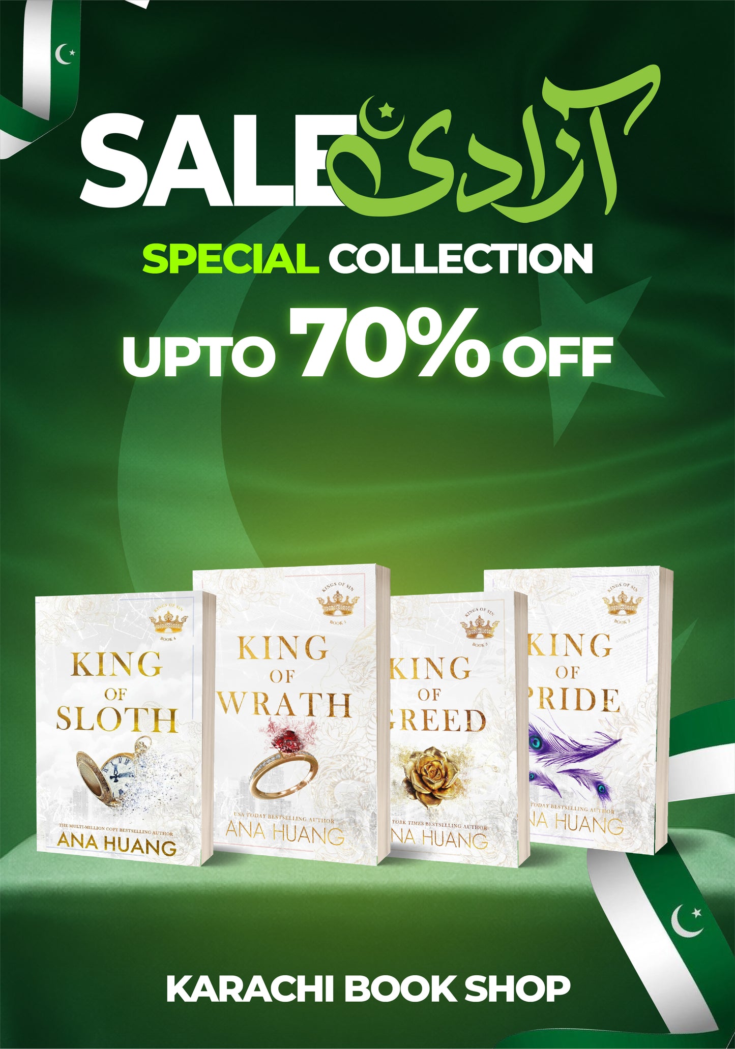 King of Sloth, King of Wrath, King of Greed, King of Pride (pack of 04)
