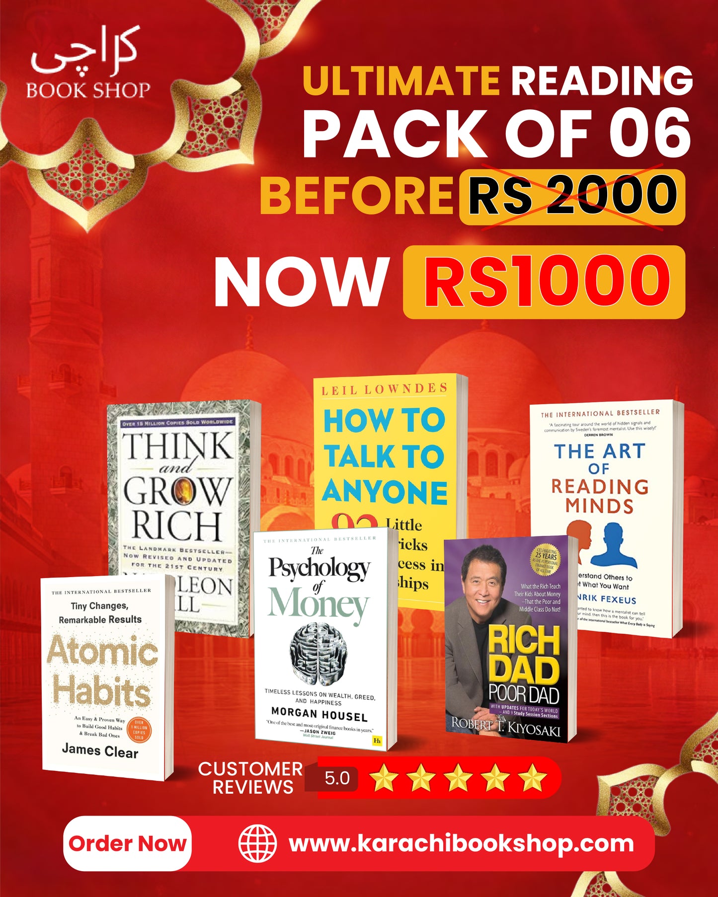 Ultimate Success Reading Pack – 6 Bestseller Books
