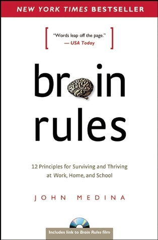 Brain Rules: 12 Principles for Surviving and Thriving at Work, Home, and School by John Medina (Pemium Quality)