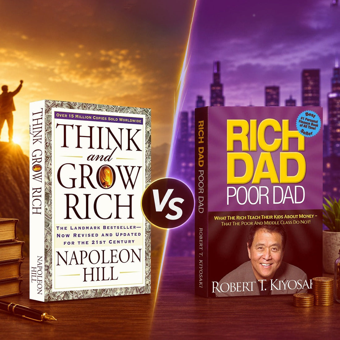Think and Grow Rich Vs Rich Dad Poor Dad