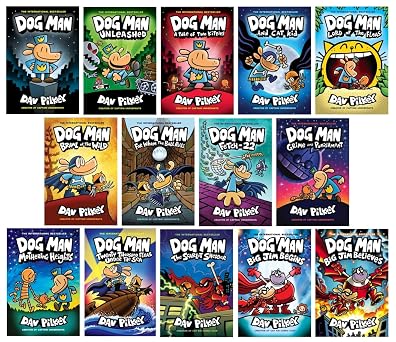 Dog Man Complete 14 Books Set (#1- #14)
