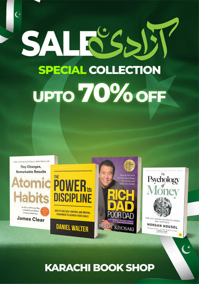 Atomic Habits, The Power of Discipline, Rich Dad Poor Dad, The Psychology of Money (Pack of 4)