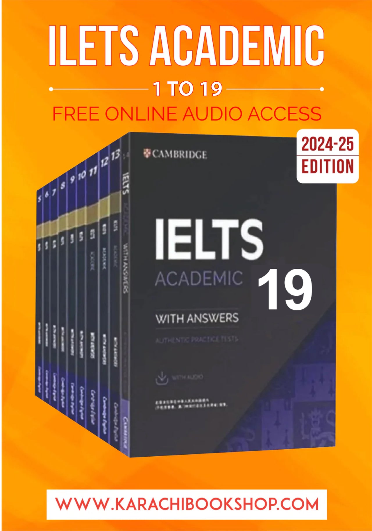 Cambridge English IELTS Academic Set (1-19 Books)