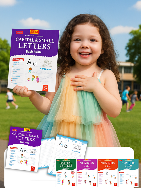 Basic Skills For 2+ Years Kids (Pack of 04 Books)