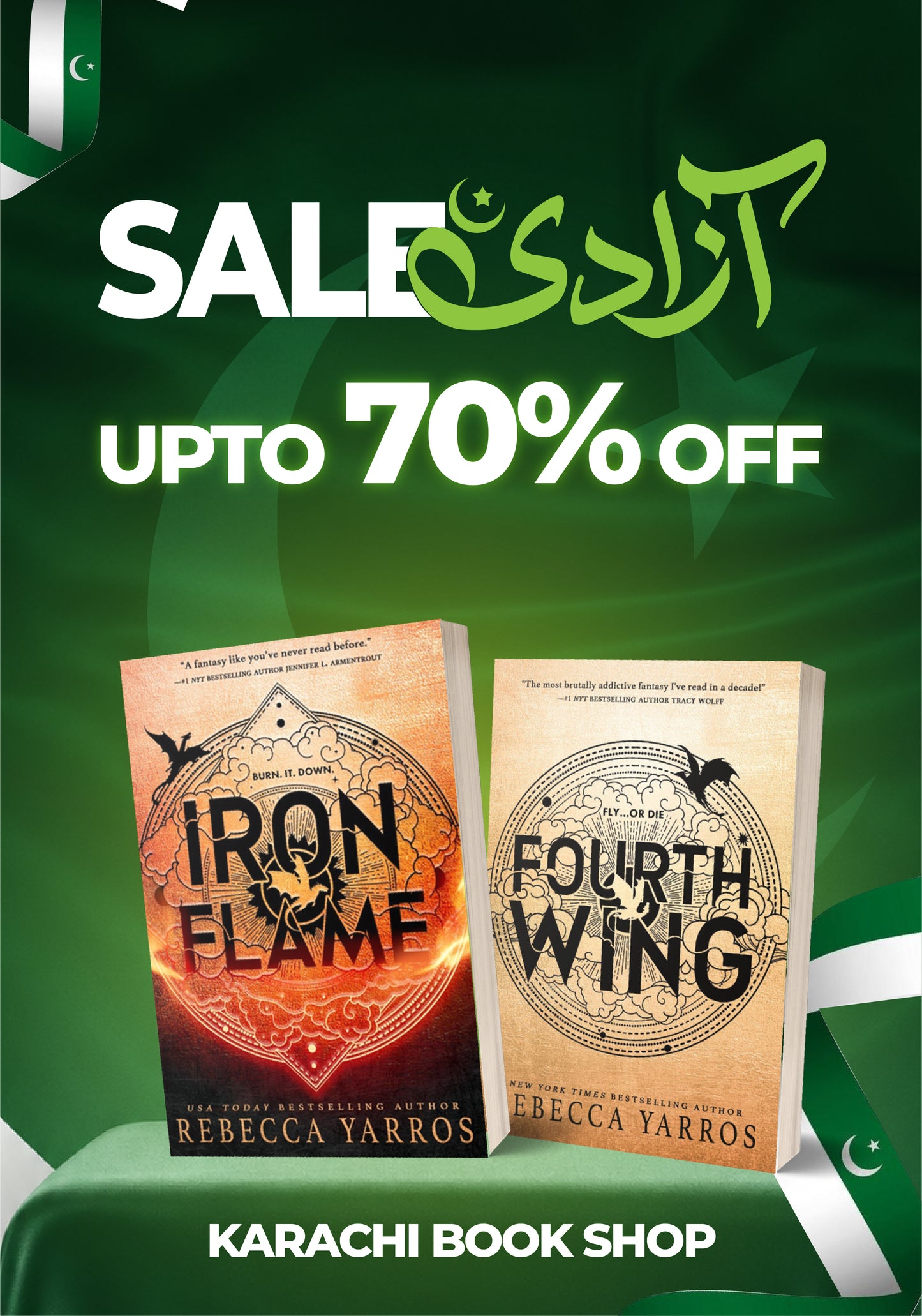 Iron Flame and Fourth Wing Fantasy Romance Collection